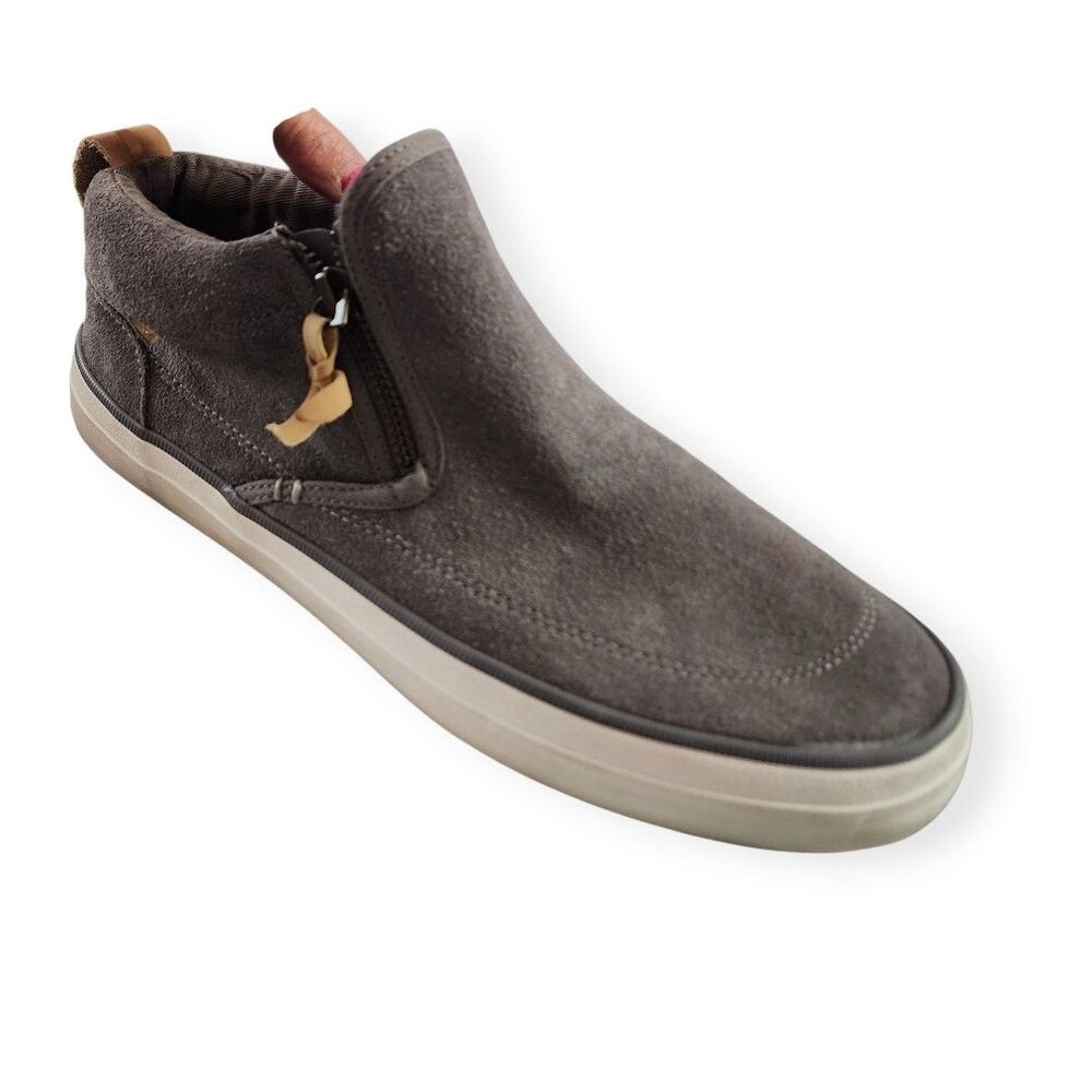 Sperry Topsider Zip Up Sneaker Womans Size 8.5 Grey - Picture 2 of 16